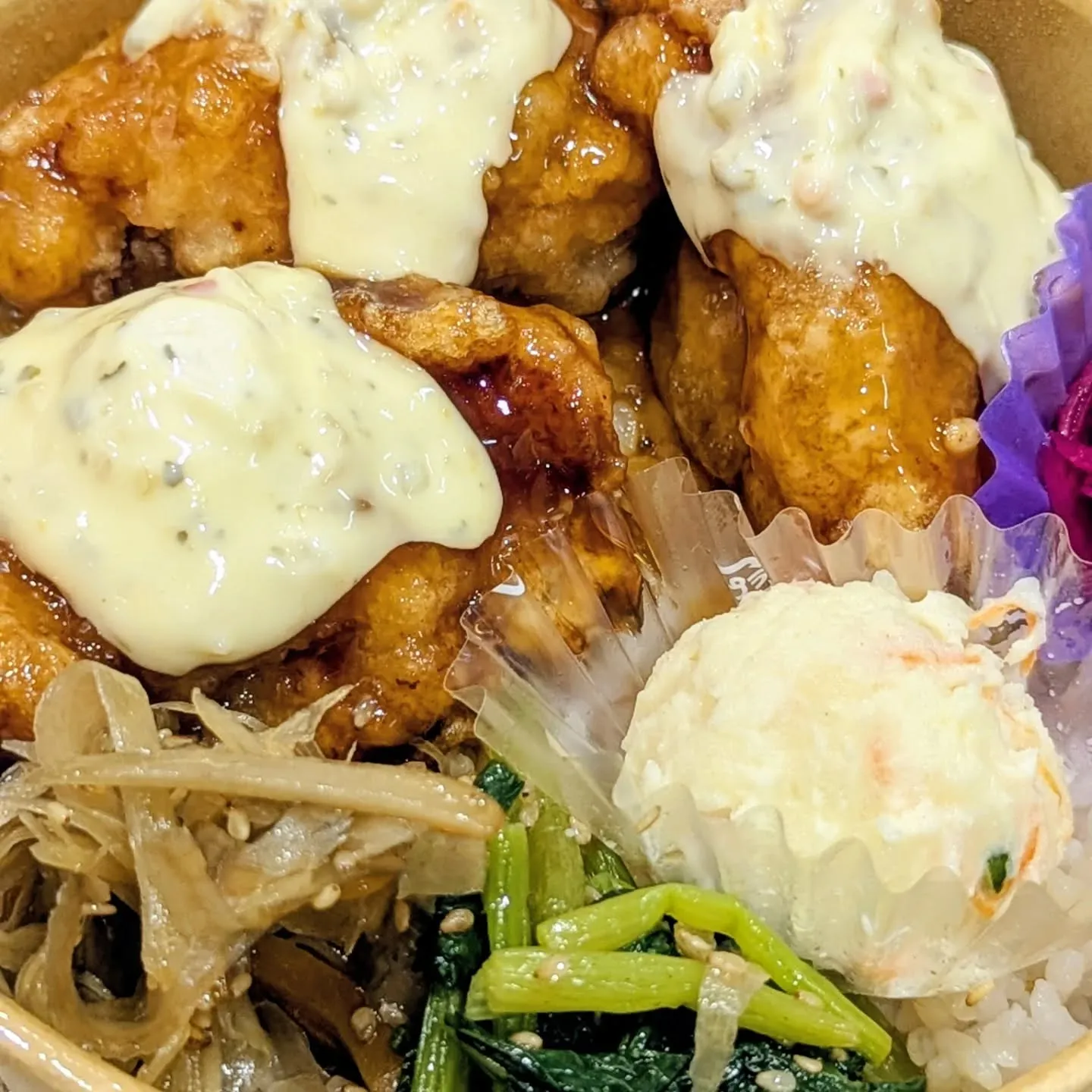 からあげ南蛮弁当（のっけ弁）の紹介です😊