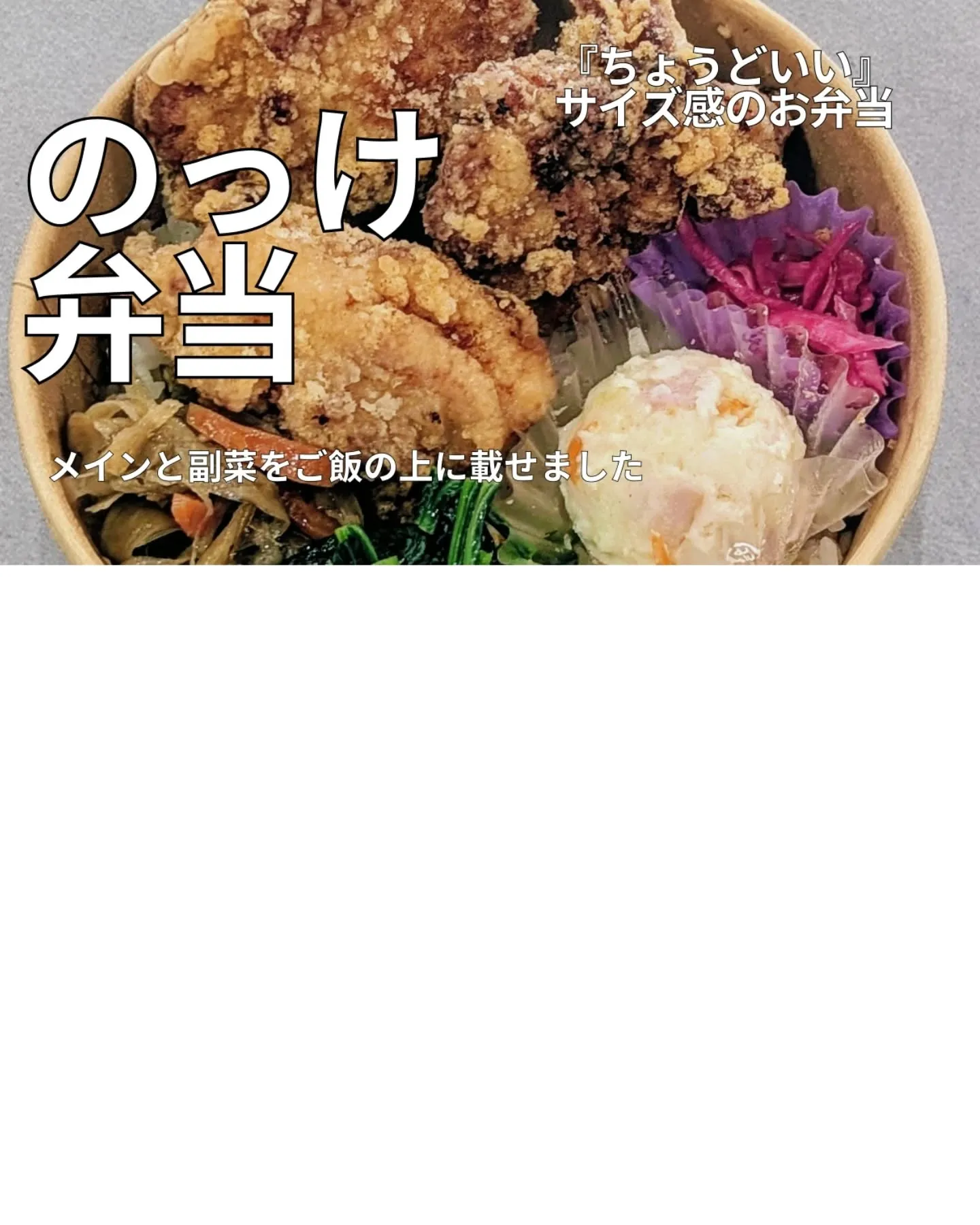キッチンパッパーレのお弁当は、のっけ弁・スペシャル弁当・デラ...